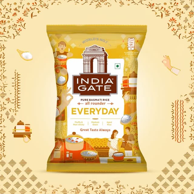 India Gate Everyday Basmati Rice (Medium Grain)
