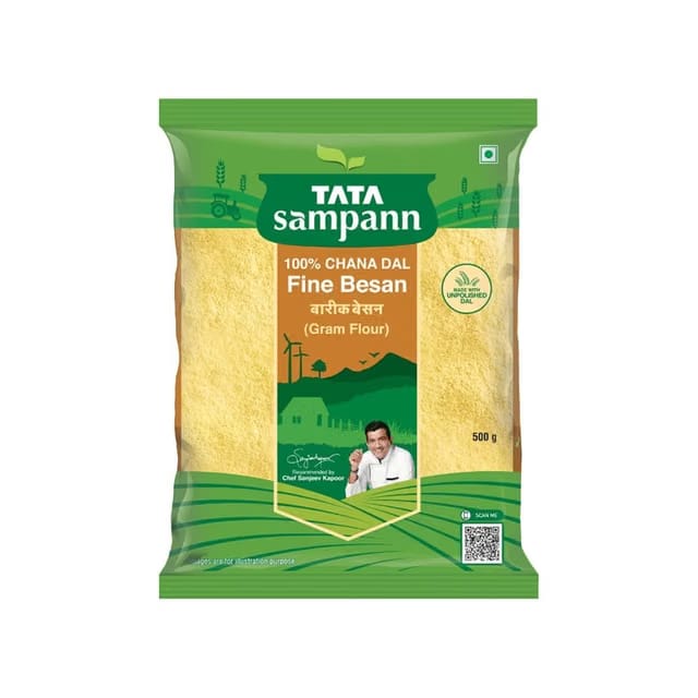 Tata Sampann 100% Chana Dal Fine Besan/Gram Flour