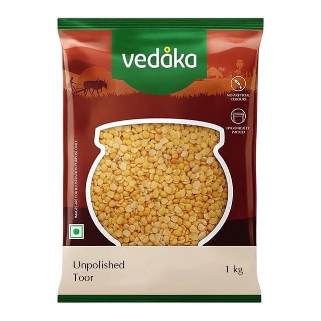 Vedaka Unpolished Toor Dal (Arhar Dal)