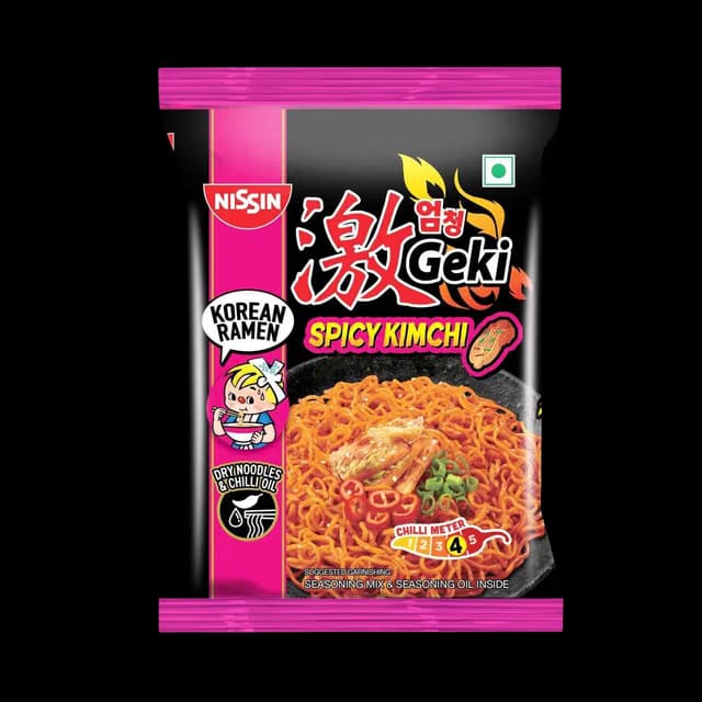 Nissin Geki - Spicy Kimchi Korean Ramen Noodles