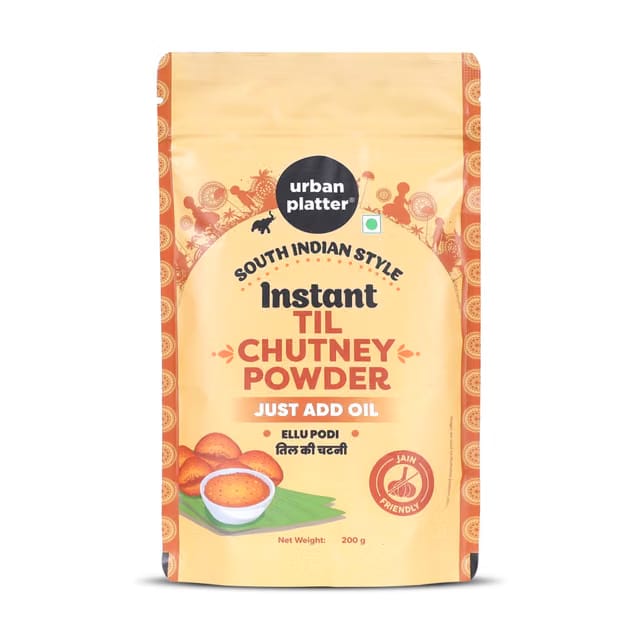 Urban Platter South Indian Style Instant Til Chutney Powder, 200g (Ellu Podi