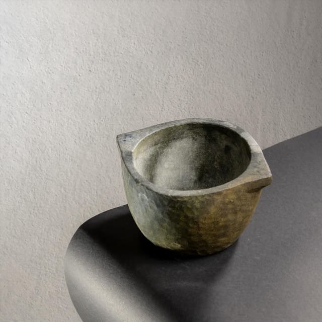 Zishta Soapstone Kalchatti — Traditional Kal Chatti Cookware