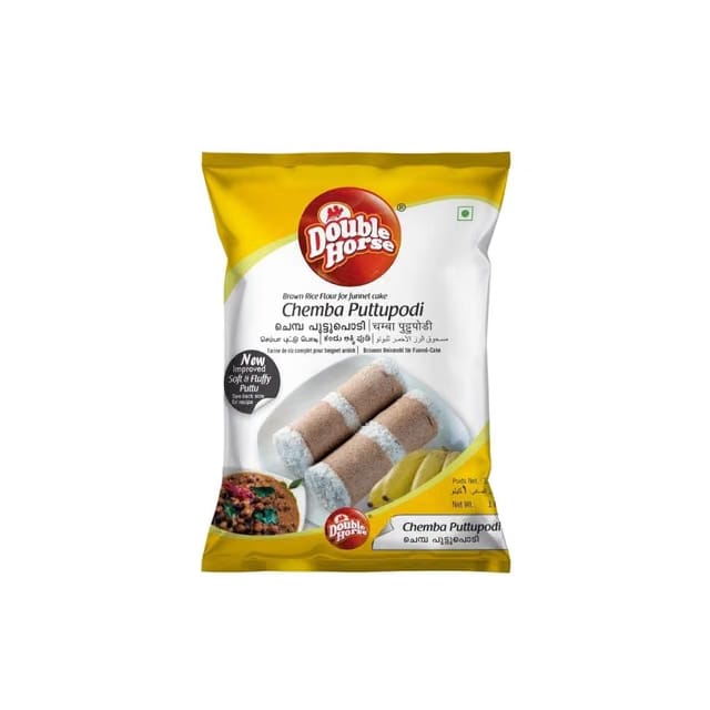 Double Horse Fibre Rich Chemba Puttu Podi 1 KG |Export Quality
