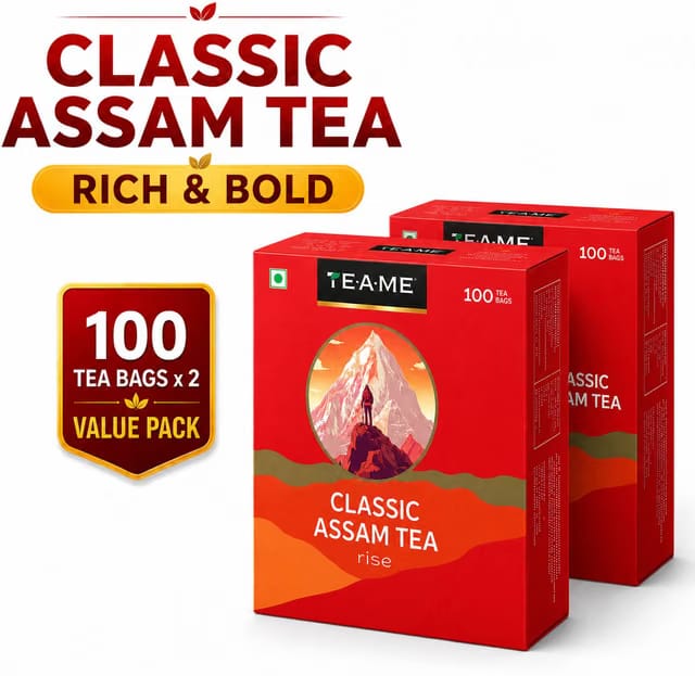 TE-A-ME Assam Gold Tea, 200 Tea Bags