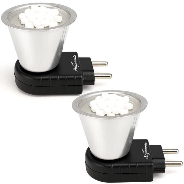 2 Pcs Camphor Diffuser Burner Kapoor dani Steel