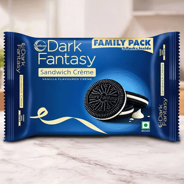 Vanilla Creme Biscuit by Sunfeast Dark Fantasy