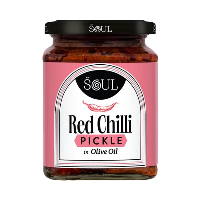 ADF Soul Spicy red chilli pickle made in 100% Olive Oil