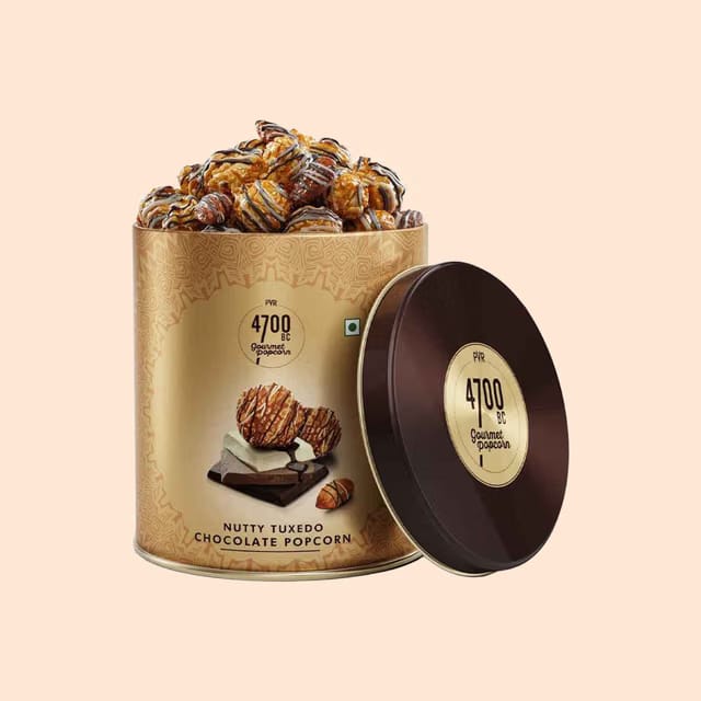 4700BC Nutty Tuxedo Chocolate Gourmet Popcorn