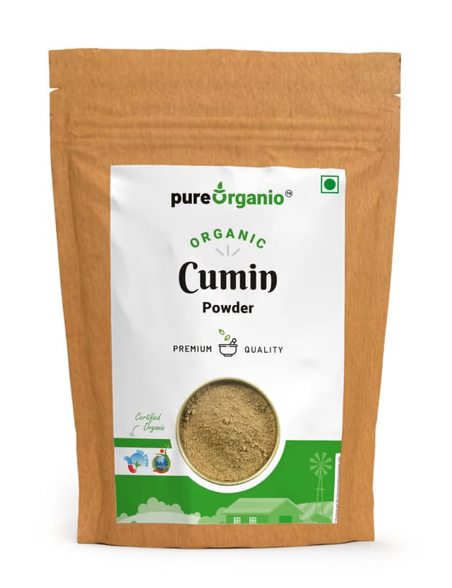 Pure Organio Organic Jeera Powder - Organic Cumin Powder