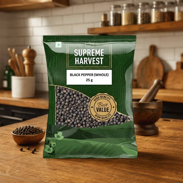 Supreme Harvest Black Pepper (Whole)