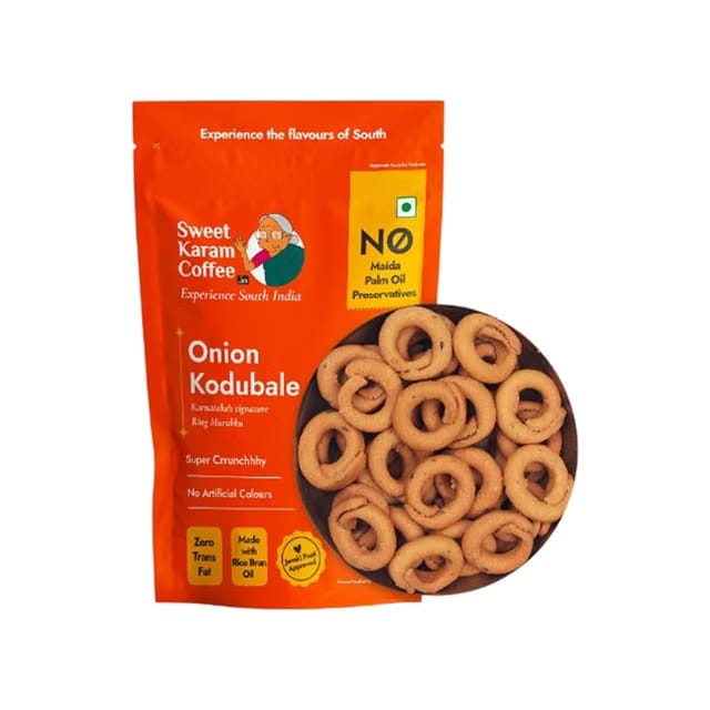 Sweet Karam Coffee Onion Murukku Chakli /Kodubale