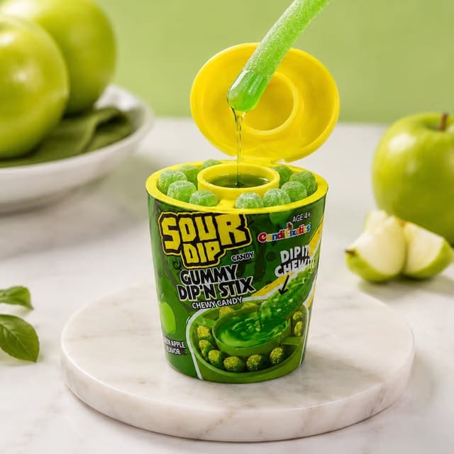 CandiExotics Sour Gummy Dip'N Stix Sour Candy