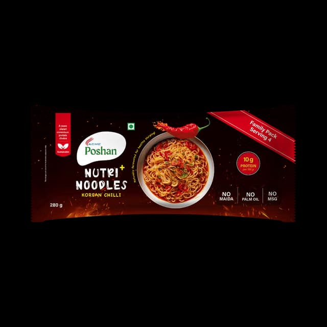 Acme Poshan Nutri+ Noodles Korean Chilli Set of 4
