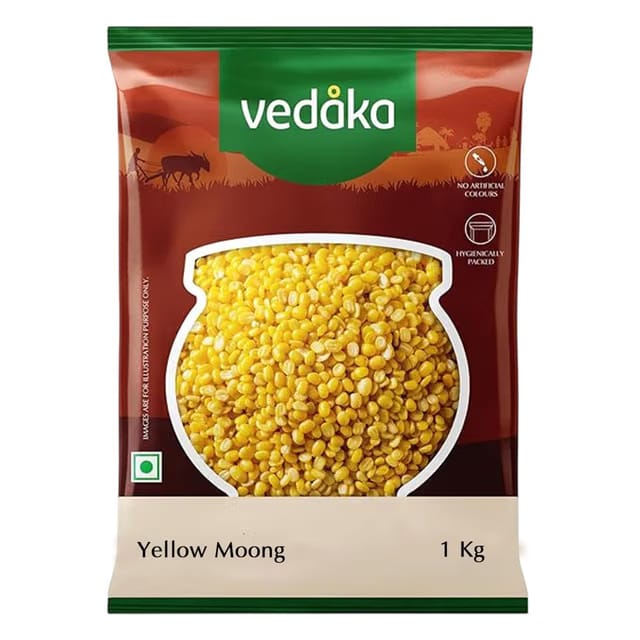 Vedaka Unpolished Yellow Moong Dal