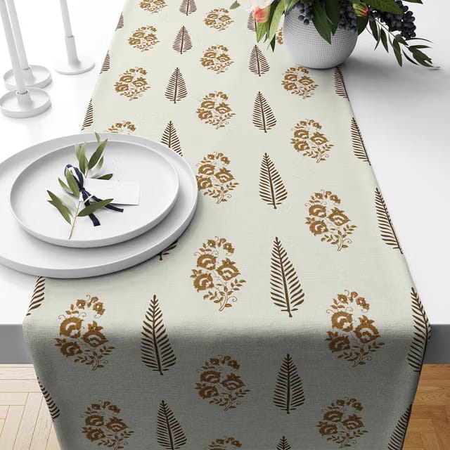 Astitva Cotton Table Runner – 13 x 45 Inches