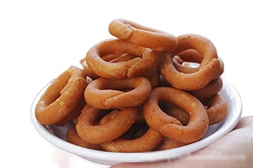 ALLAN CONDIMENTS Karnataka Snacks Rice Kodubale South Indian Savoury Delight 48 Pieces Of Kodubale