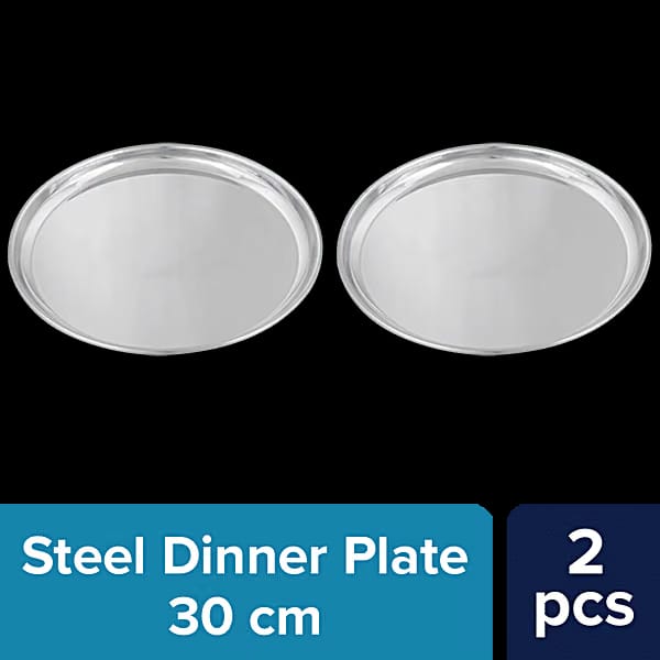 Dinner Plate/Thali - No. 13, Beggi China, Stainless Steel