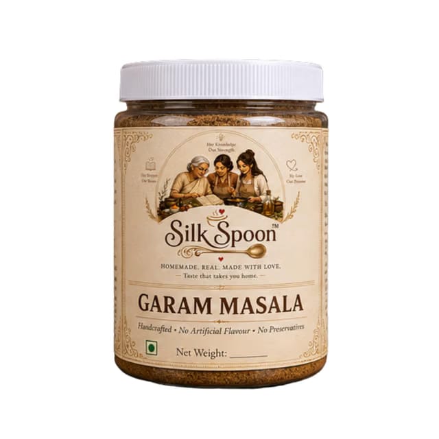 Silk Spoon Garam Masala Spice Blend Aromatic Seasoning for Cooking Recipes