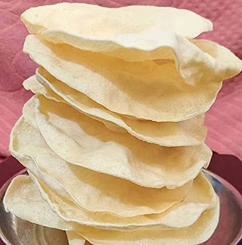 SRI AYYAPPA Plain Salted Appalam-450 G- Traditional Homemade Fryums/Papad/Appalam ,0.15 Kilograms