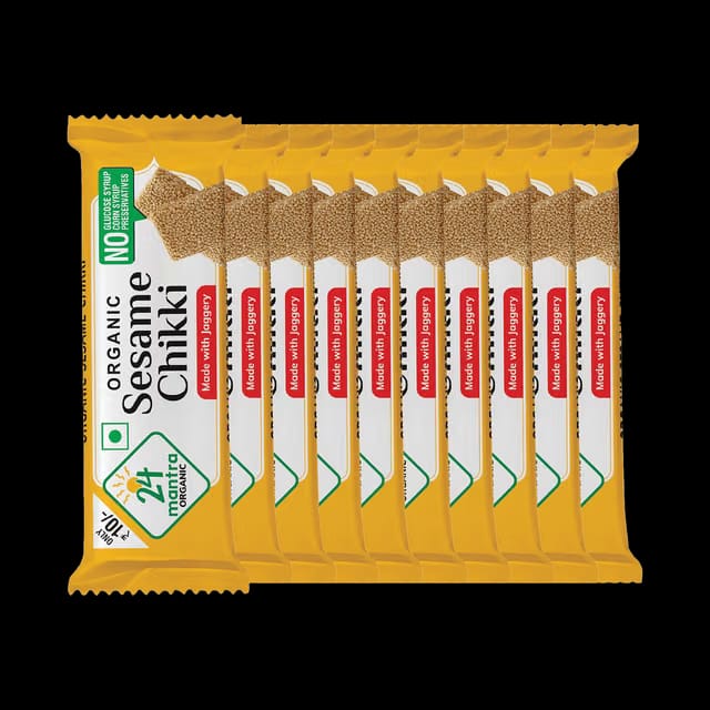 24 Mantra Organic Sesame Chikki