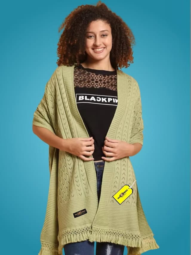Pick Ur Needs Women Woven Design Shawl