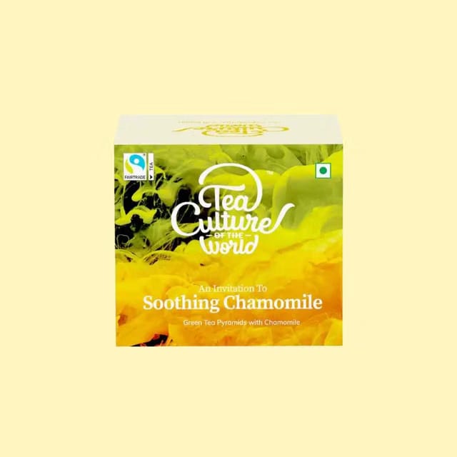 Tea Culture Of The World Chamomile Green Tea Bags