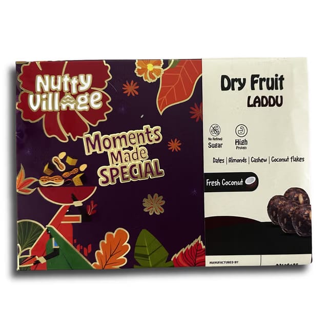 Nutty Village Dry Fruit Laddu – Coconut