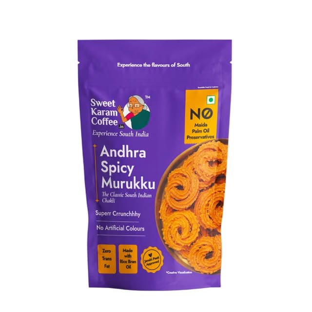 Sweet Karam Coffee Andhra Spicy Murukku