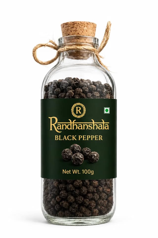Randhanshala Black Pepper Whole Raw