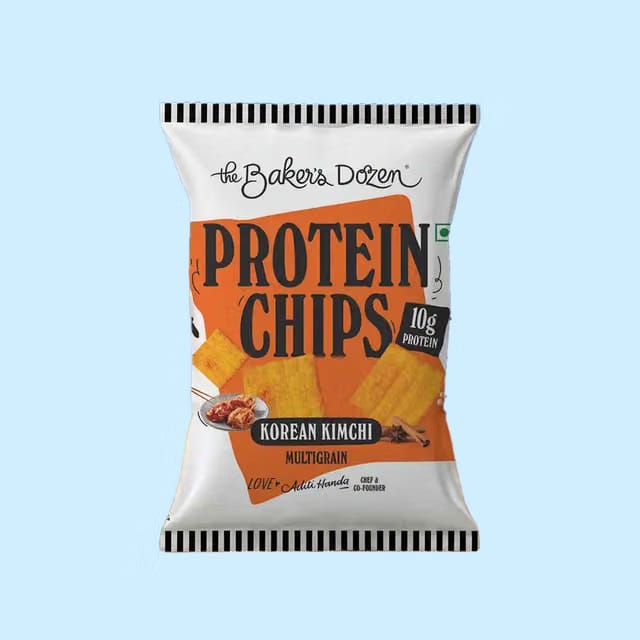 The Baker's Dozen Protein Chips Korean Kimchi Multigrain