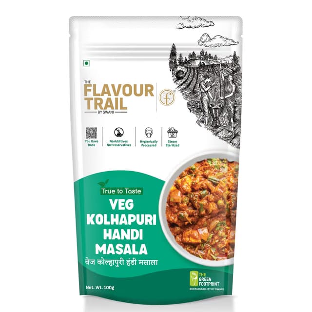 The Flavour Trail - True to Taste Veg Kolhapuri Handi Masala