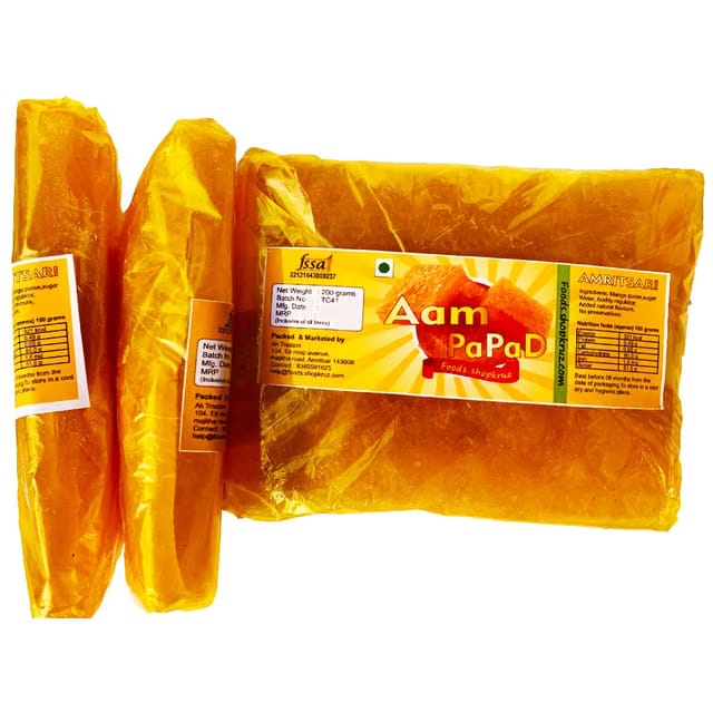 Foods.shopkruz Meetha Aam Papad, 400 grams Mango bar aam sotto