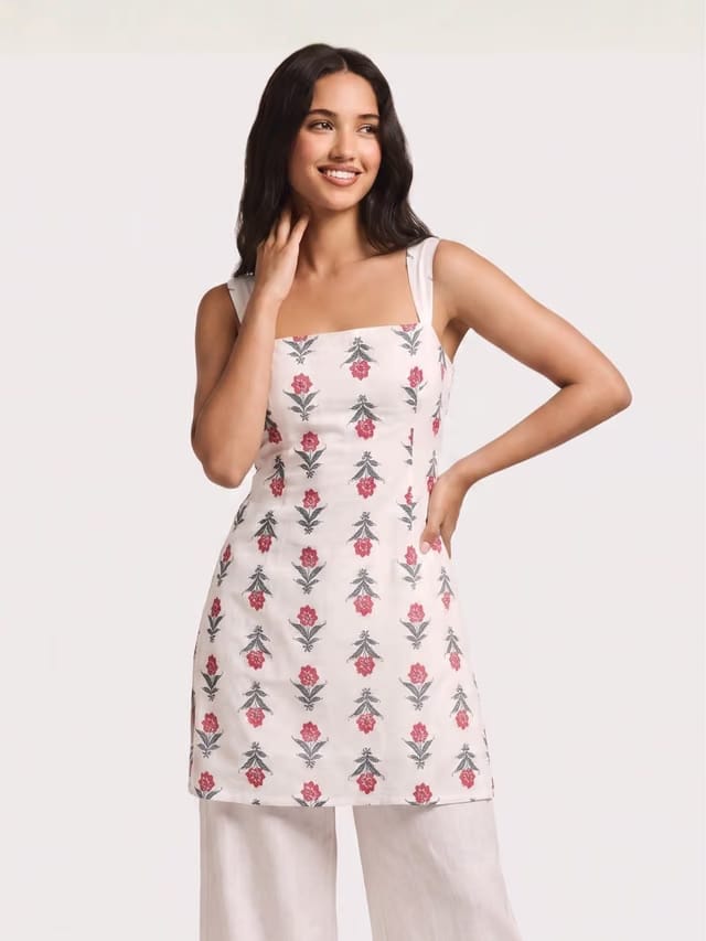 Miraya Wide Shoulder Strap Kurti