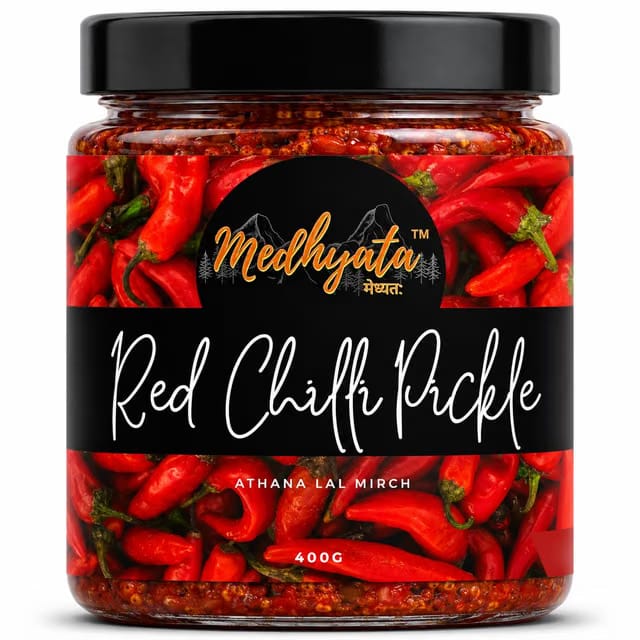 Medhyata Homemade Rajasthani Red Chilli Pickle