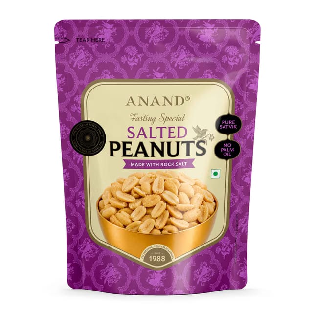 Anand Rock salt Roasted Peanuts/ Fasting Snacks