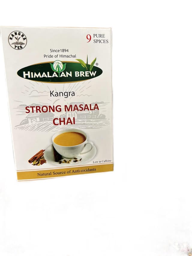 HIMALAYAN BREW Masala Chai With 100% Pure Stone Ground 9 Spices, Chai Tea, Loose Leaves