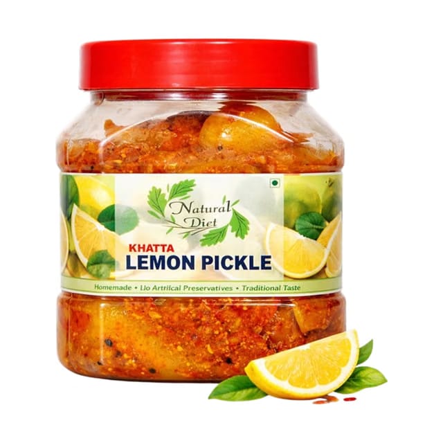 Natural Diet Home Made Khatta Lime Pickle