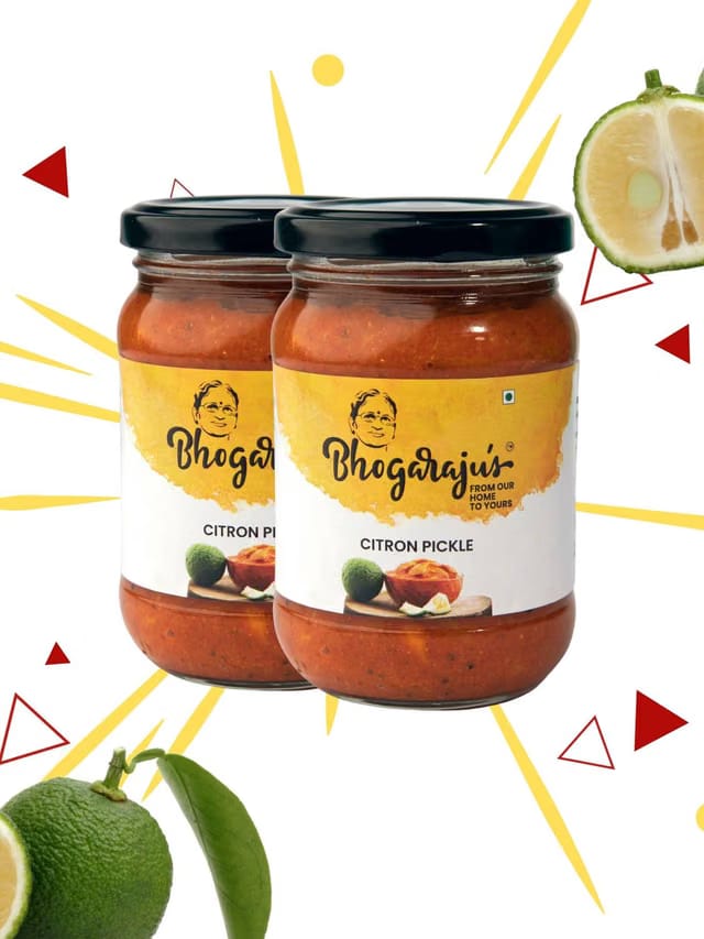 Bhogarajus South Indian Style Narthangai /Citron Pickle