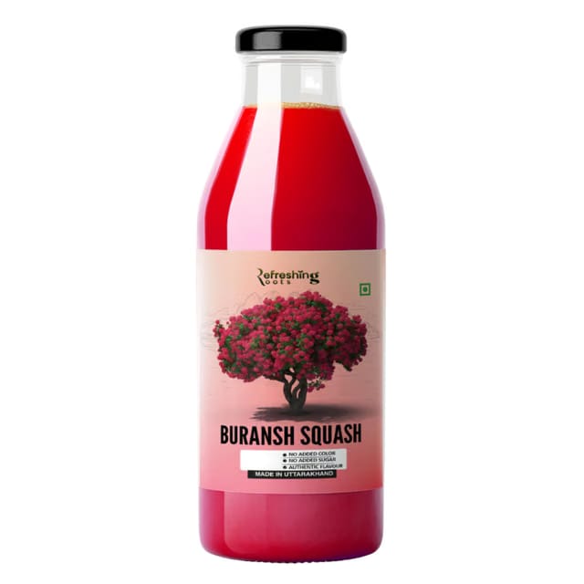 Refreshing Roots Buransh Juice, No Added Colour, Added Honey, Authentic Himalayan Flavour