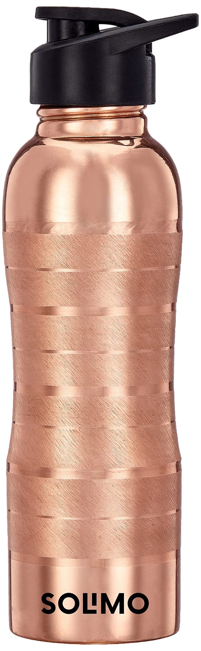 Solimo Copper Water Bottle with Fliptop