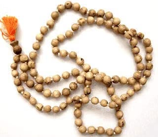 Hare Krishna Food For Soul ISKCON Tulsi Jaap Mala-108 Beads Rosary Basil-Tulsi For Jap/Tulsi Mala For Chanting