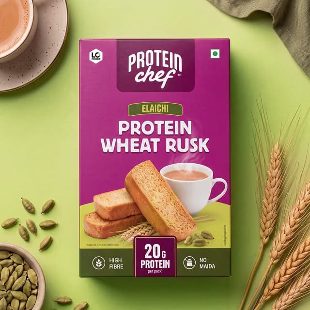 Protein Chef High Protein Elaichi Rusk