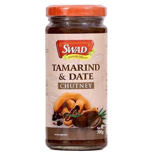 SWAD Imli Khajur Chutney, 18% Tamarind & 3% Date, 300g Jar