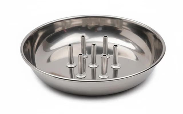 Konquer TimeS Premium Stainless Steel Agarbatti Stand Holder – Modern Incense Stick Burner with Ash Catcher – Durable