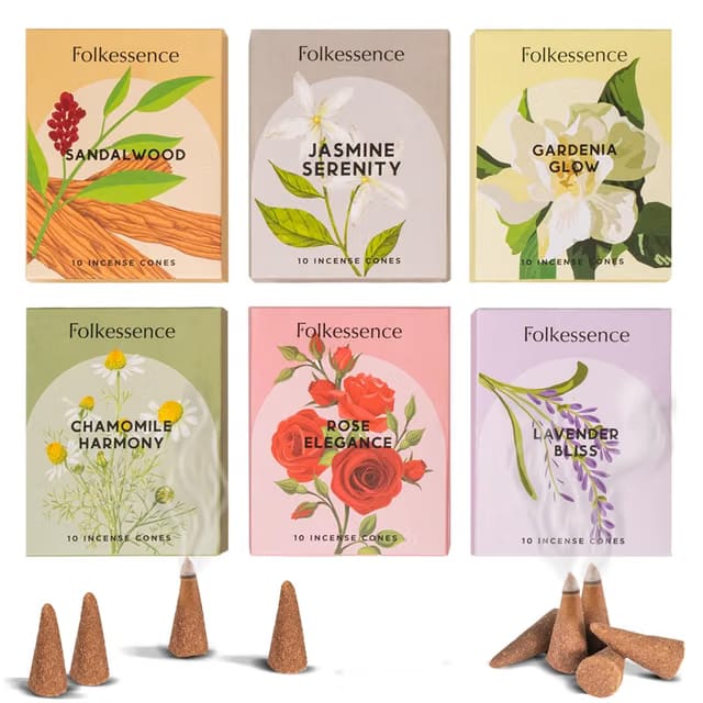 Dhoop Cones Lavender, Sandalwood