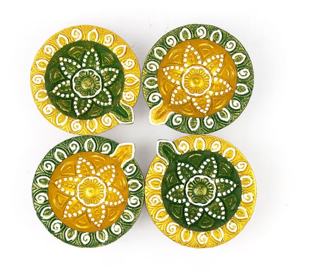 TOTA Handmade Diyas 4 Pc