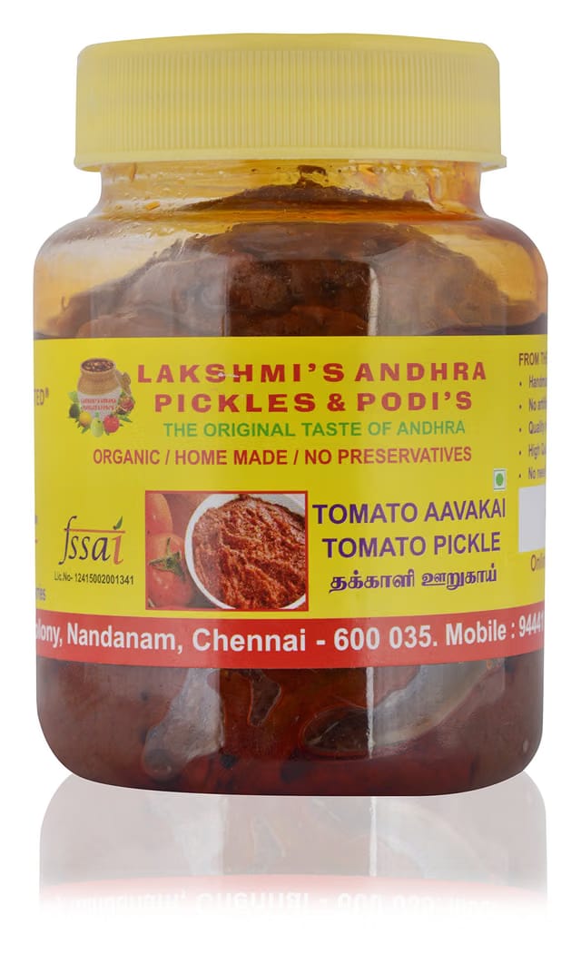 Lakshmi’s Gongura Andhra Pickles & Podis Tomato Pickle