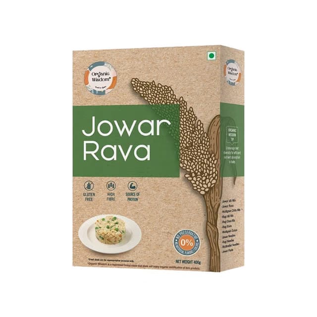 Organic Wisdom Gluten Free Jowar Rava Sooji