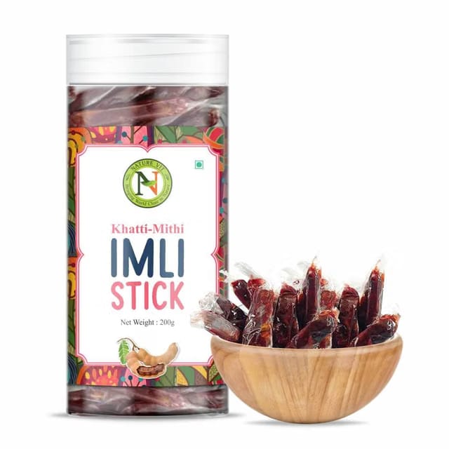 NatureVit Imli Candy Sticks 200g – Khatti Meethi Tamarind Stick Candy