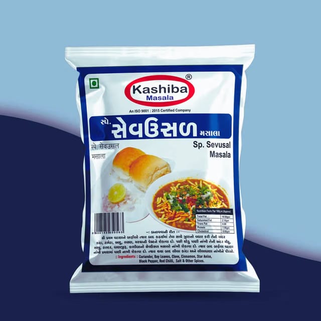 KASHIBA MASALA Sev Usal Masala – The Perfect Spice Blend for Flavorful Sev Usal!
